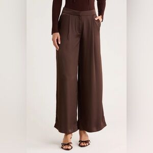 Jason Wu Chocolate Wide-Leg Pants